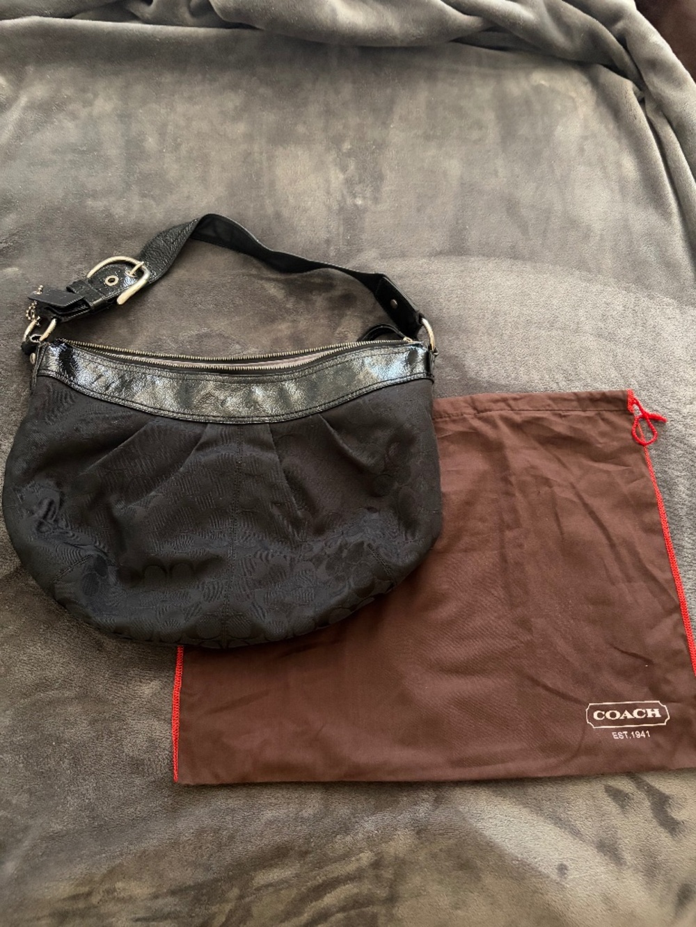 Authentic Large Coach Hobo Handbag